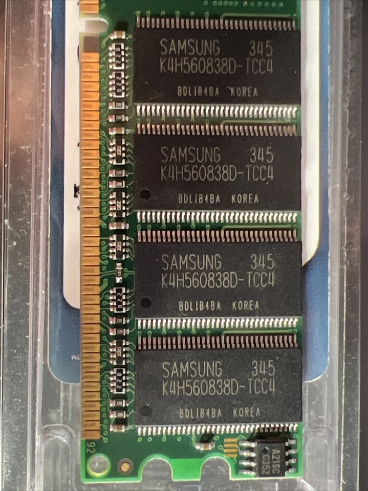 PC400 512MB/16CH (31M*8) Memory card SAMSUNG Chips set of two cards - Image 3 of 4