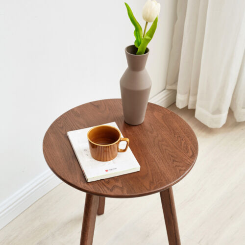 Round End Table-Small End Table Side Table Coffee Table Bedside Table Nightstand - Picture 6 of 7