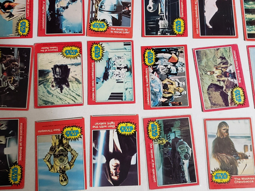 TOPPS ANH SERIES 2 Red Complete 66 Card+ 11 Stickers Set vintage star wars Poor - Picture 16 of 16