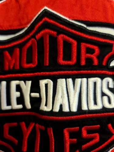 Camisa para mujer Harley-Davidson de manga corta con cremallera mecánica de garaje roja talla M - Imagen 11 de 13