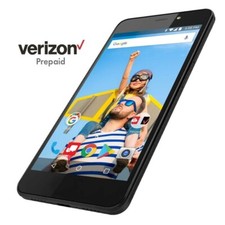 Verizon Prepaid Orbic Wonder 4G LTE 16GB 5.5" Full HD 1080p Smartphone, Black