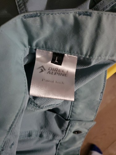 Direct Alpine Herren Patrol Tech Schneehose Größe L blau/grün Farbe - Bild 5 von 5