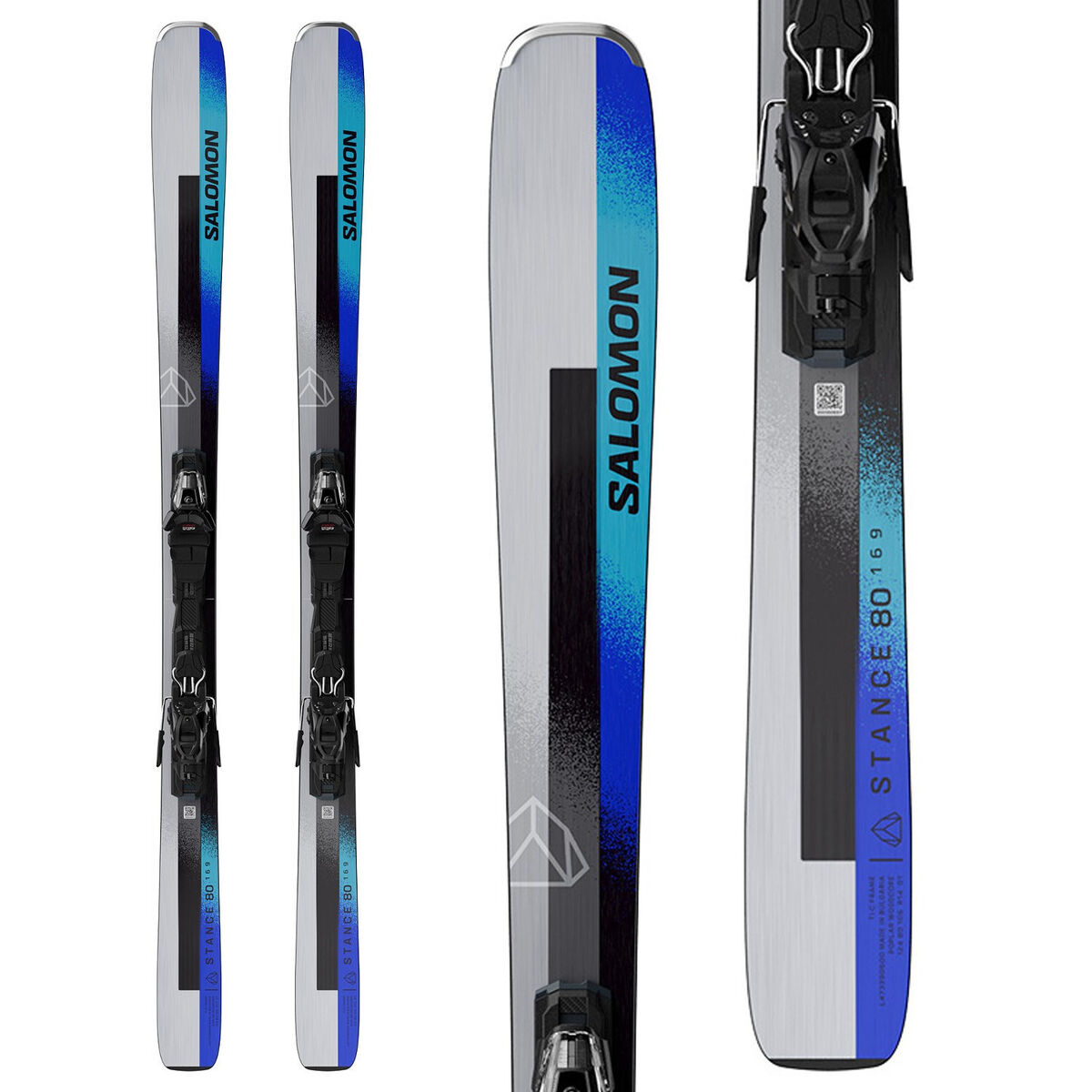 Salomon Stance 80 Skis + M11 Bindings - 2025 - Men's - 161 Salomon Stance 80 Skis + M11 Bindings - 2025 - Men's - 161