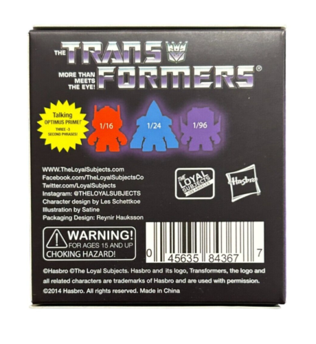 Transformers Loyal Subjects Series 2 Blind Box Figure - Picture 2 of 4