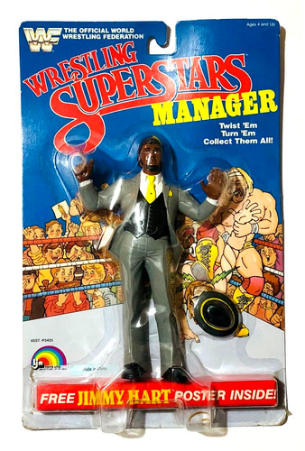 VINTAGE LJN TOYS WRESTLING SUPERSTARS MANAGER SLIC...