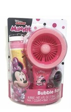 Disney Junior Minnie Mouse Bubble Fan, Bubble Solution, Dipping Tray Included
