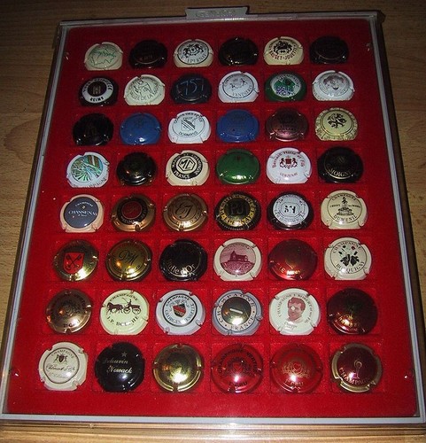100 BELGIAN BEER BOTTLE WIRE HOODS WITH GOLD CAPS - MUSELET - FREE USA SHIPPING - Picture 5 of 6