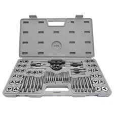 60 Piece Hand Tapping Wrench Plate Teeth Gripper Metric Tapping Assortment Set