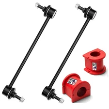 4PC Toyota Sienna 2004-2010 Front Sway Bar Link + Sway Bar Bushings