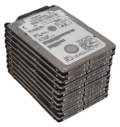 10 x Hitachi HTS543225A7A384 250GB Sata 2.5" Hard Drive 100% Health