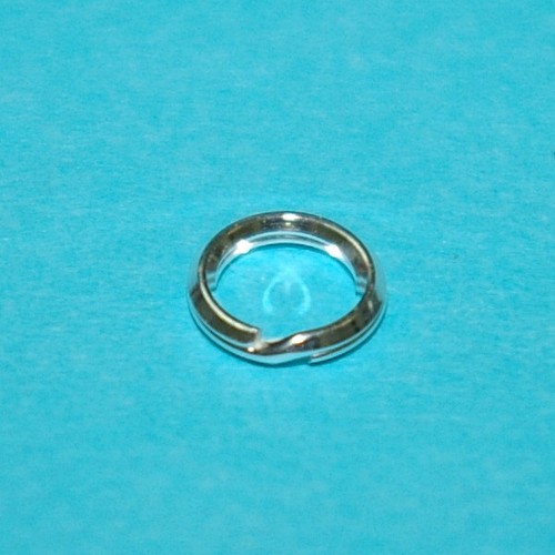 WHOLESALE LOTS 925 Sterling Silver 7mm SPLIT RINGS Key Chain Style Jump Rings - Picture 2 of 24