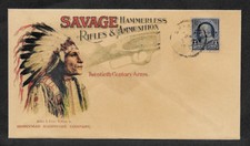 1900 Savage Rifles Firearms Ad Reprint Collector's Envelope OP1171