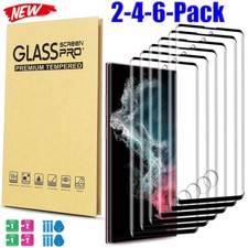 For Samsung Galaxy S22 Ultra S22+ S22 5G Tempered Glass Phone Screen Protector