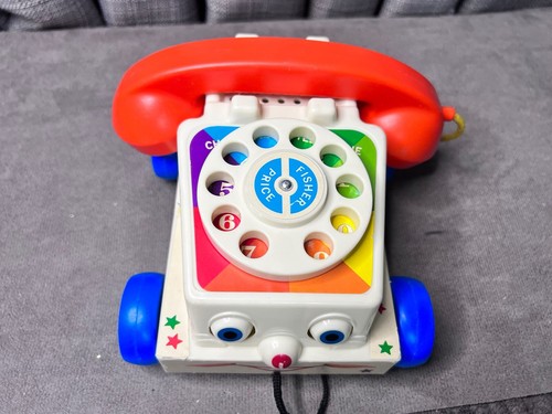Fisher Price Flashback Chatter Telefono Pull Toy 2009 Toy Story - Foto 8 di 11