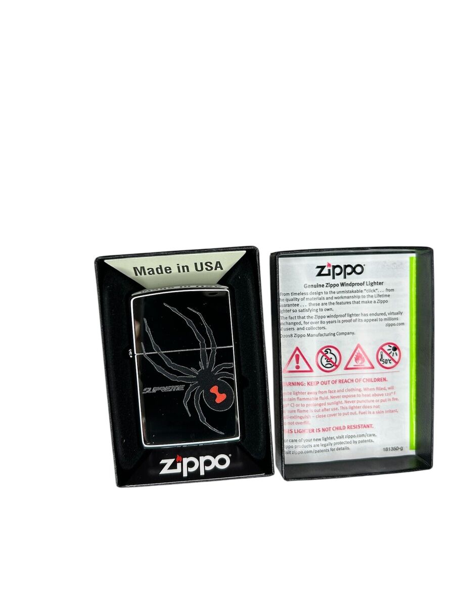 New Limited Edition Spyder And Supreme Collaboration Zippo New Limited Edition Spyder And Supreme Collaboration Zippo