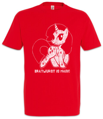 Unicorn Bratwurst T-Shirt Unicorns Cook Chef Butcher Rainbow Fun Geek Nerd