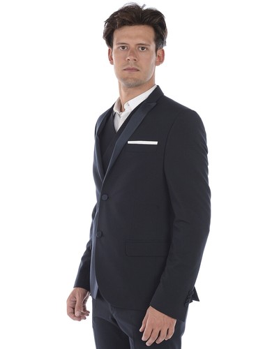 Abito Daniele Alessandrini Suit Uomo Blu A047N8253900G 23 - Picture 12 of 12