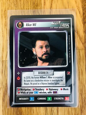 Star Trek CCG 1e - Riker Wil - Blaze of Glory