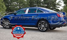 2010-2020 Ford Taurus Chrome 6pc Pillar Post Trim Wcutout Trim Stainless Steel