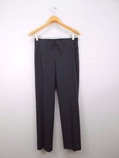 Donna Degnan Steel Gray Flat Front Dress Pants Slacks Sz 4 Made in USA
