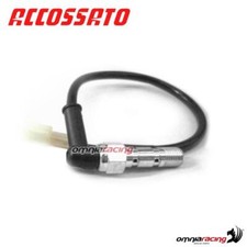 Idrostop Accossato 2 fori  due vie lungo M10X1,25 per pompa freno passo JAP