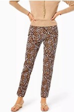 Lilly Pulitzer NWT 29" Kelly Stretch Pants My Favorite Spot    158 Size 14