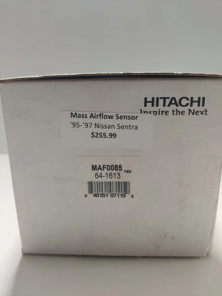 Sensor de flujo de masa de aire compatible con Nissan Sentra 200SX HITACHI 1995-1999 Foto 3 de 4