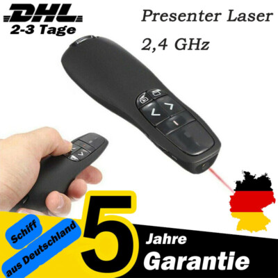 Fernbedienung Wireless Präsenter Presenter Laser 2/4 GHz PowerPoint Präsentation