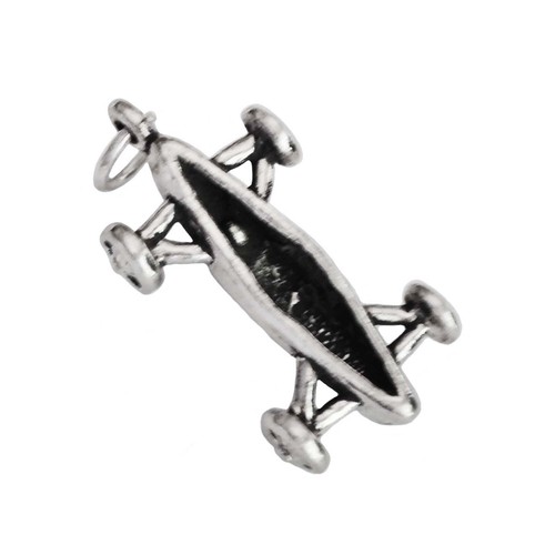 Soap Box Derby Style Race Car 925 Sterling Silver Charm Soapbox Scouts - Picture 9 of 10