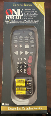 one for all universal remote urc-4005 Powered By Motorola. Vintage Rare New!