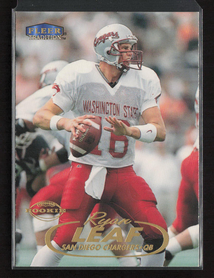 1998 Fleer Tradition #234 Ryan Leaf San Diego Chargers Rookie