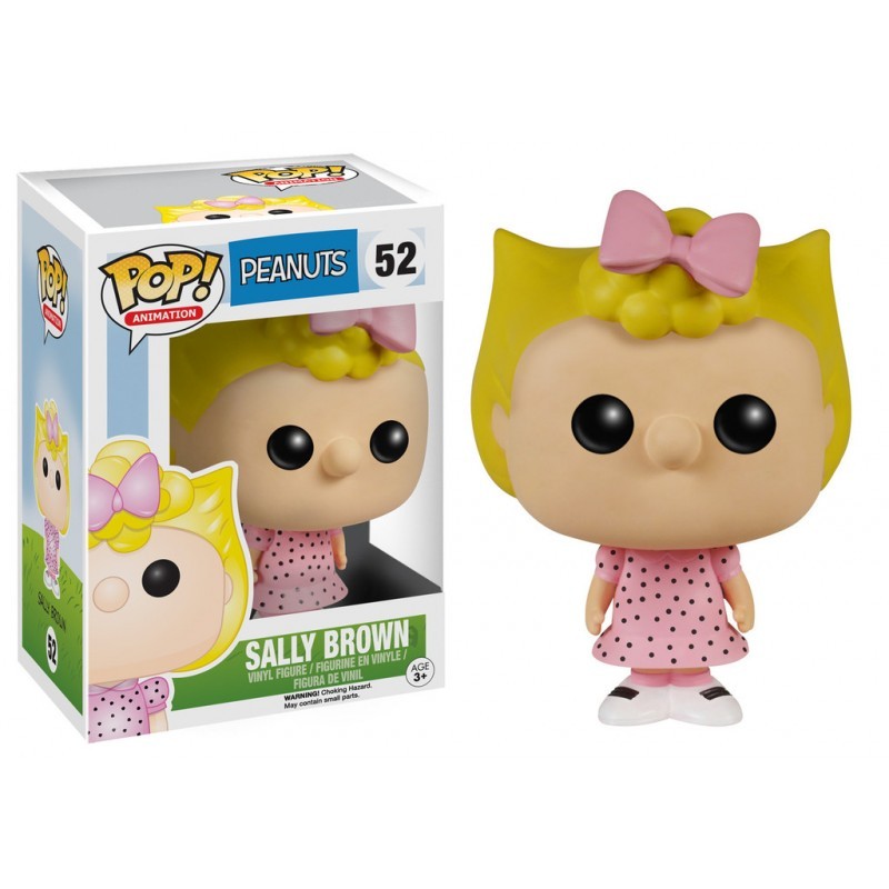 Peanuts Charlie Marrón - Sally Marrón 9.5Cm Pop Vinyl Figura Funko Nuevo
