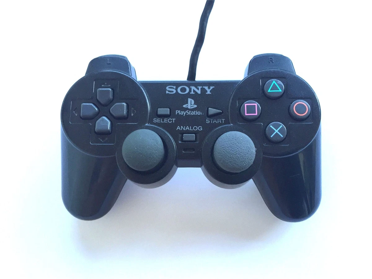 Official Original Sony Dual Shock 2 Wired Playstation PS2 Controller Pad  Black