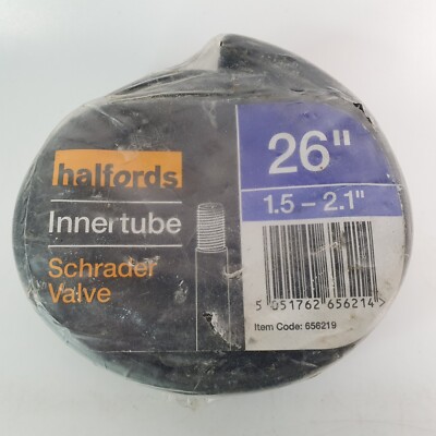 Halfords Inner Tube for Mountain Bikes 26
