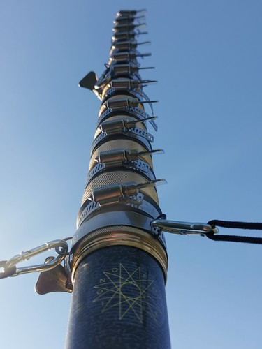 4pcs Antenna Tower Mast Pole 43 Feet IONOPOLE 13 SEA Mountain Super Strong - Afbeelding 8 van 24