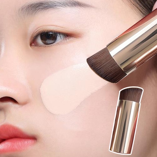 Soft Flat-Head Mini Liquid Foundation Brush Makeup Tool Hair Cream Brush Beauty - Picture 7 of 11