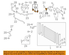 TOYOTA OEM 10-22 C-HR Cooling Radiator Components-Rear Hose Clamp 90466A0019