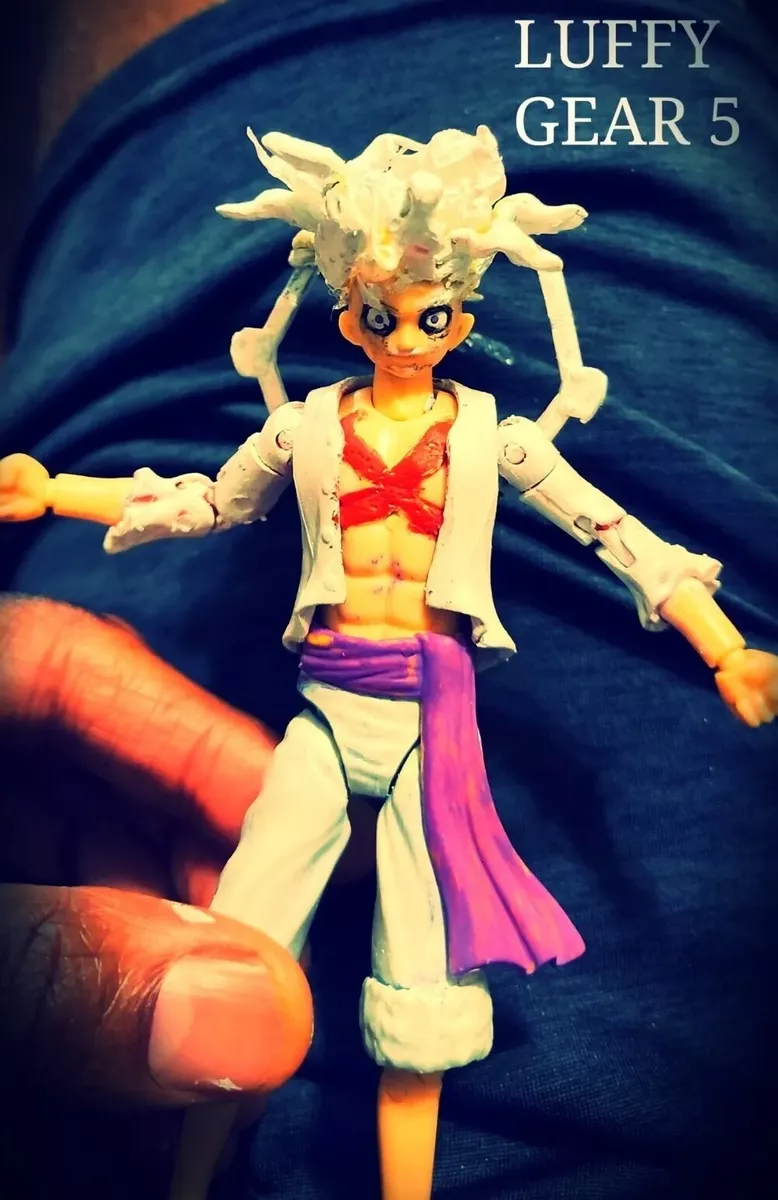 States Of Luffy Gear 5 Action Figure Doll Toys