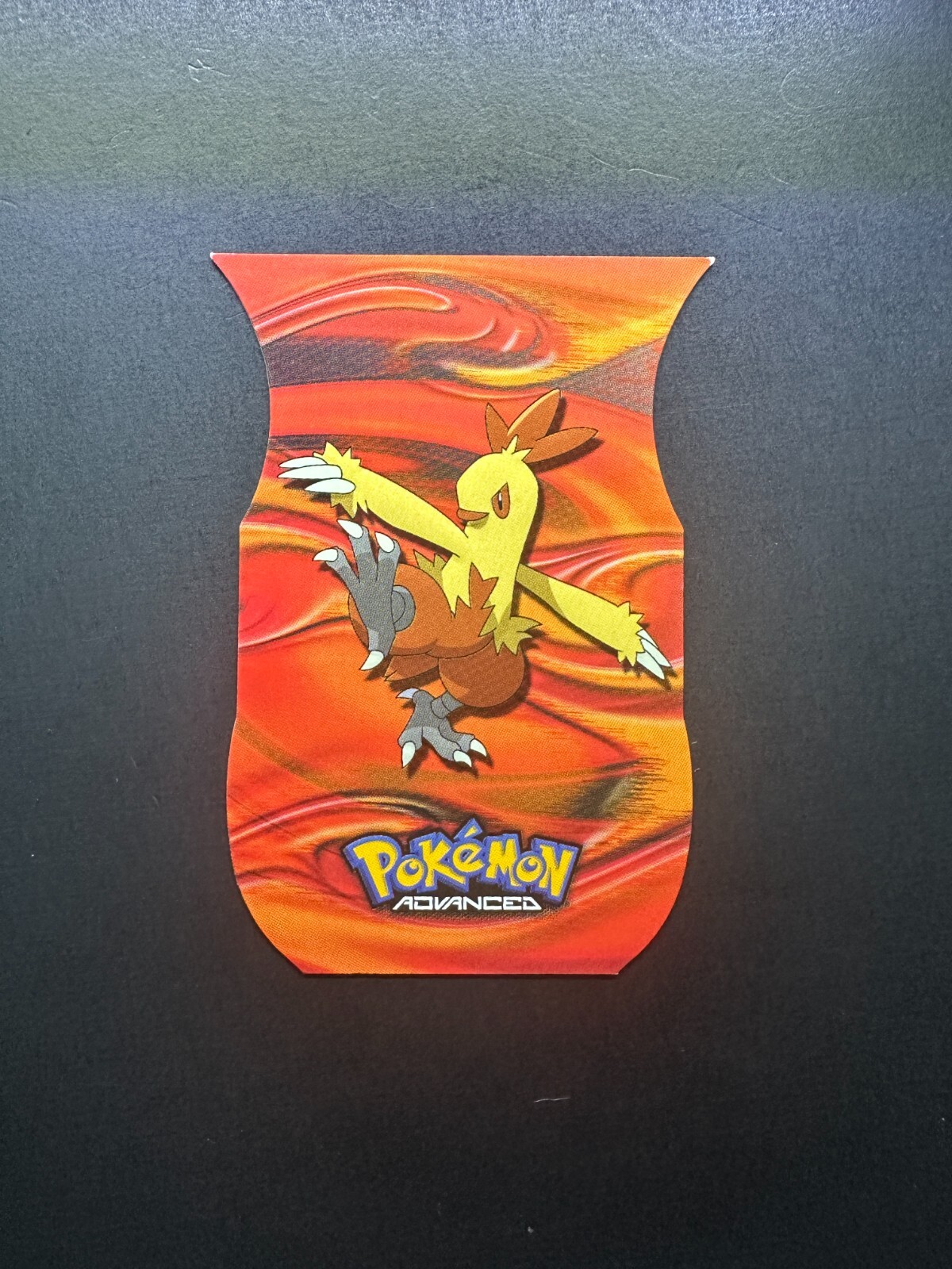 2003 topps Pokemon Advanced Die Cut Card RARE Combusken