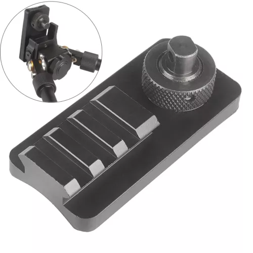 Aluminum Rifle Sling Swivel Stud 3 Slot to Picatinny Rail Bipod Mount - Picture 3 of 16