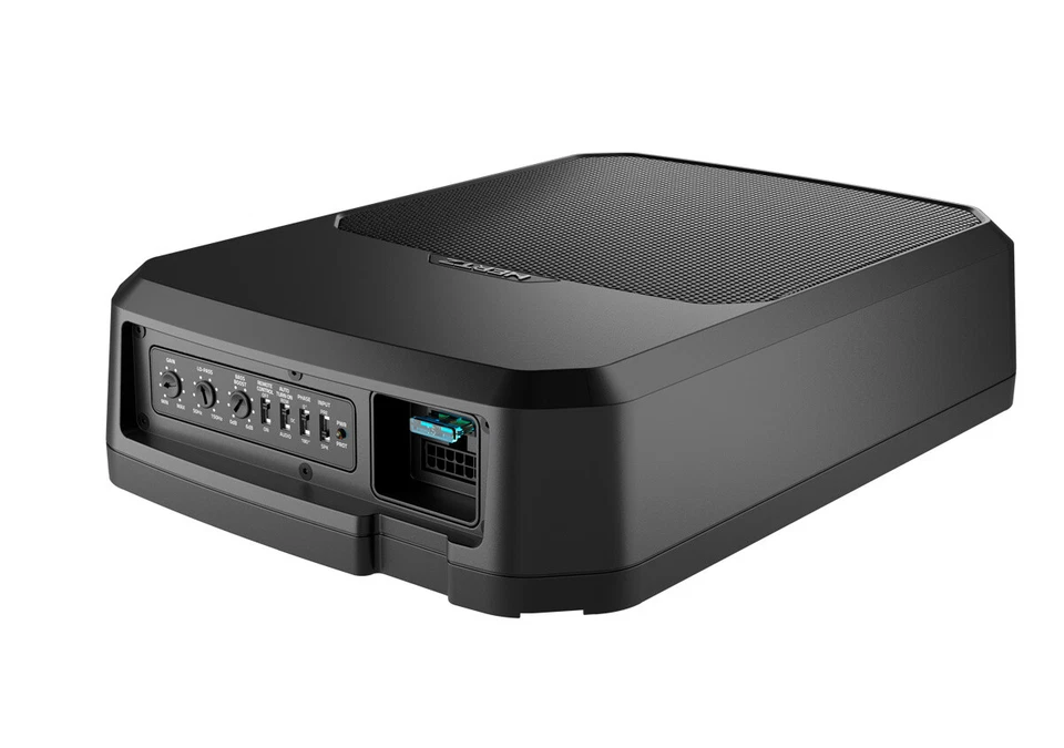 Hertz DBA201F Aktiv Activ  Subwoofer Bass flach klein mit Endstufe Verstärker - Bild 3 von 4