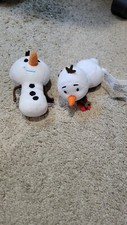 Disney Frozen Olaf Plush Lot of 2 - 5 Inches Hallmark Itty Bittys