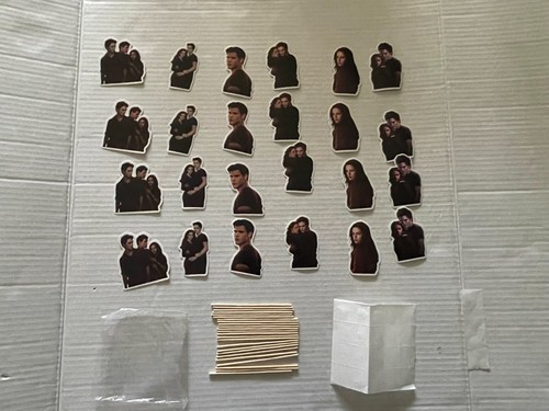 Twilight Happy Birthday Party Decoration Set Balloon Cake Cupcake Toppers Banner - Picture 8 of 13