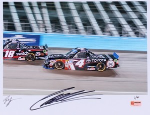 Christopher Bell Signed NASCAR #4 11x14 Photo - 2017 Truck Championship | eBay