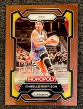 Isabelle Harrison WNBA Panini Monopoly Brown Prizm /249 Chicago Sky