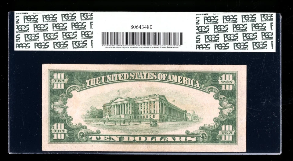 DBR 1934-C $10 FRN Cleveland Wide Fr. 2008-Dw PCGS App XF-40 Serial D52264258B - Image 2 of 2