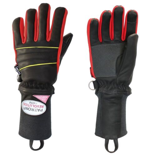 Guanto antincendio PATRON® REVOLUTION askö | cintura a maglia | nero/rosso | pelle - Foto 3 di 9