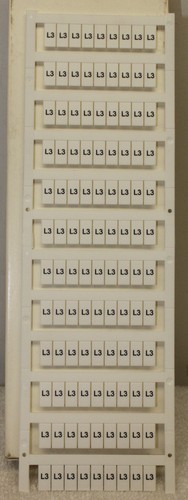 Allen Bradley 1492-M7X12HL3 M7X12 QTY (4) L3 SNAP-IN MARKER CARD **NEW IN BOX** - Picture 2 of 3