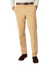 Michael Kors Men's Modern-Fit 100 Cotton Corduroy Pants, Camel Brown, 35x32