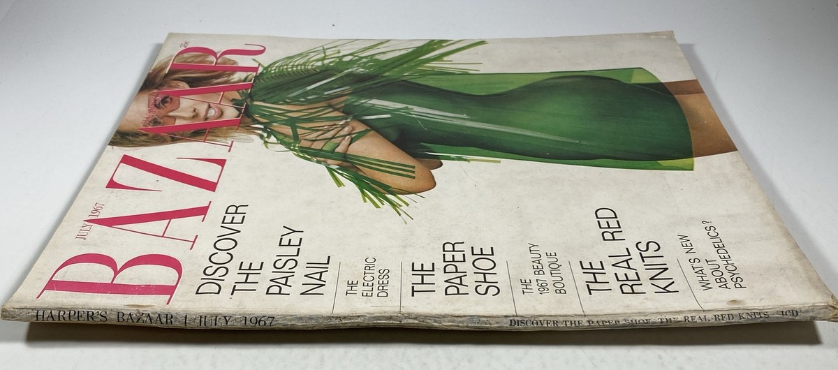 Harper's Bazaar Magazine July 1967 Fashion Style Paris | eBay